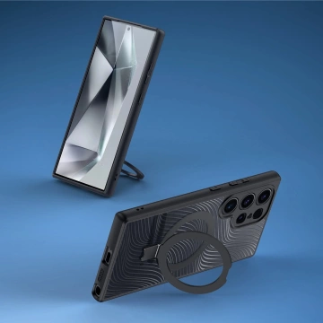 Броньований чохол Dux Ducis Aimo Mag MagSafe для Samsung Galaxy S24 Ultra - чорний