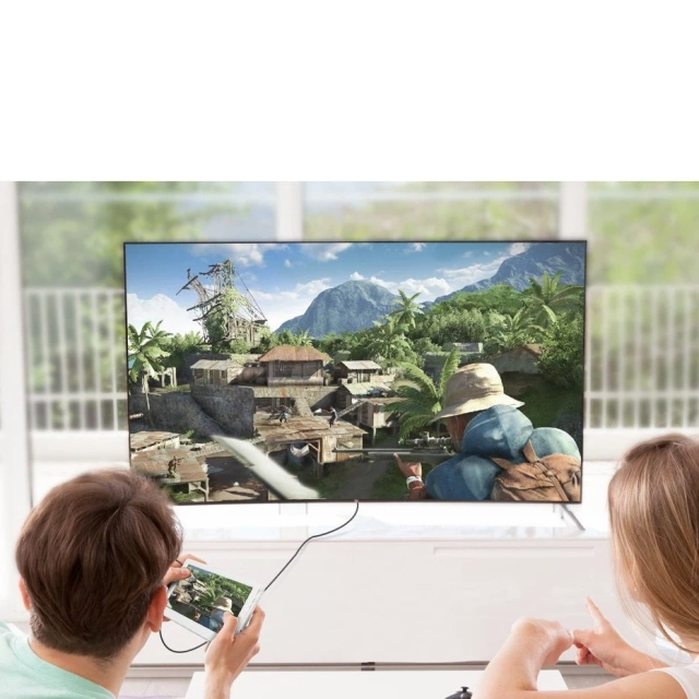 Uzelený kabel HDMI kabel - mini HDMI 19 pin 2.0v 4K 60Hz 30AWG 1.5m černý (11167)