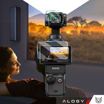Загартоване скло для DJI Osmo Pocket 3 для екрану камери Alogy Screen Protector PRO
