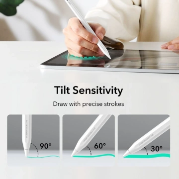 Rysik ESR Geo Digital Stylus do iPad z Apple Find My Biały