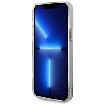 Zestaw Guess GUBPP14SHMEACSK Case Charger iPhone 14 6,1" Czarny/Black Hard Case Marble MagSafe