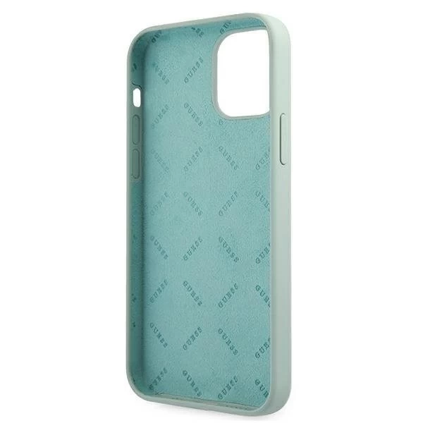 Guess GUHCP12SLSVSBF iPhone 12 mini 5,4" niebieski fuksja/blue fuschia Hardcase Silicone Vintage
