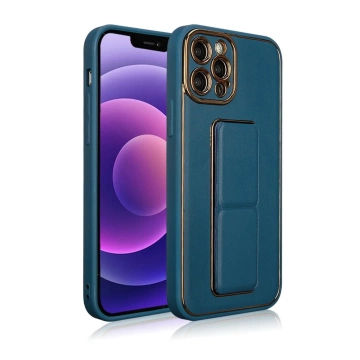 Nové puzdro Kickstand Case pre iPhone 13 Pro Max so stojanom modré
