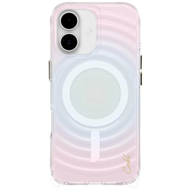 Etui UNIQ Coehl Vela do iPhone 17 Magnetic Charging Opal