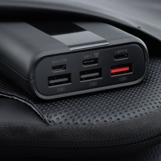 Зовнішній акумулятор Forcell F-Energy P20K2 20000mAh PD 22,5W QC3.0 чорний