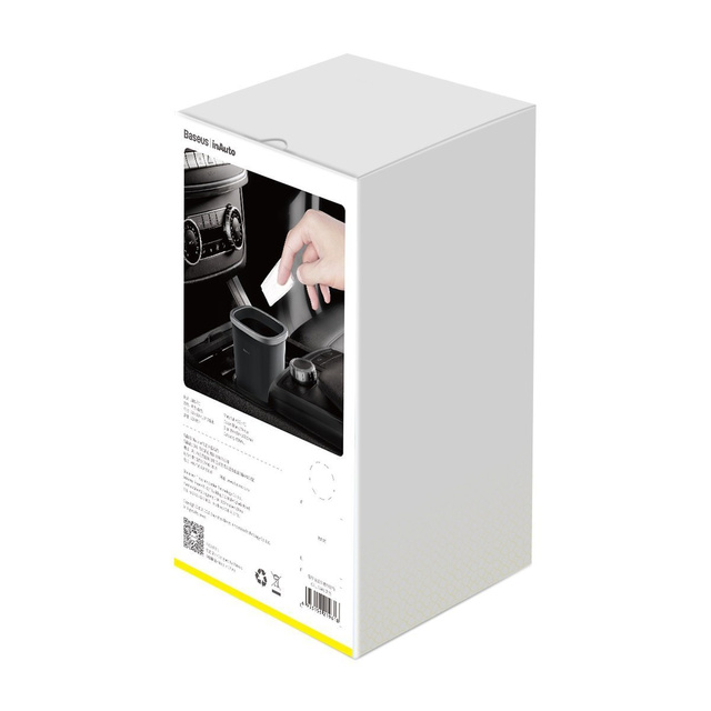 Baseus Dust-free car waste bin, 800ml (black)