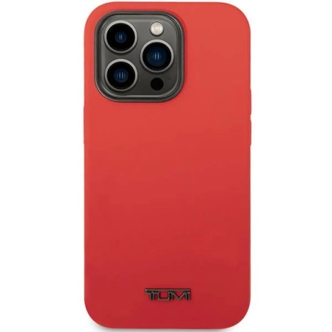 Чохол Tumi Liquid Silicone для iPhone 14 Pro червоний/червоний