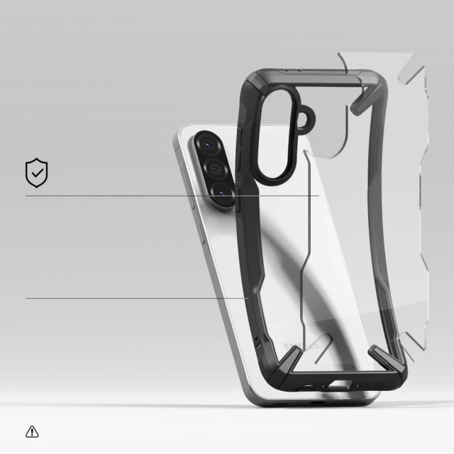 Захисний чохол Ringke Fusion X чорного кольору для Galaxy A36 / A56 5G