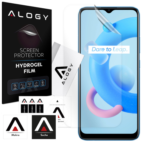 Hydrogel-Folie für Realme C11 2021/ C20 Handy-Displayschutz Alogy Hydrogel-Folie