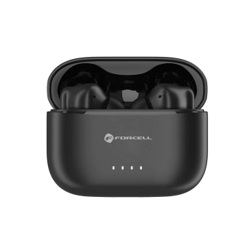 Bezdrôtové slúchadlá do uší Forcell Super Clear Calls ANC ENC Dongle, čierne