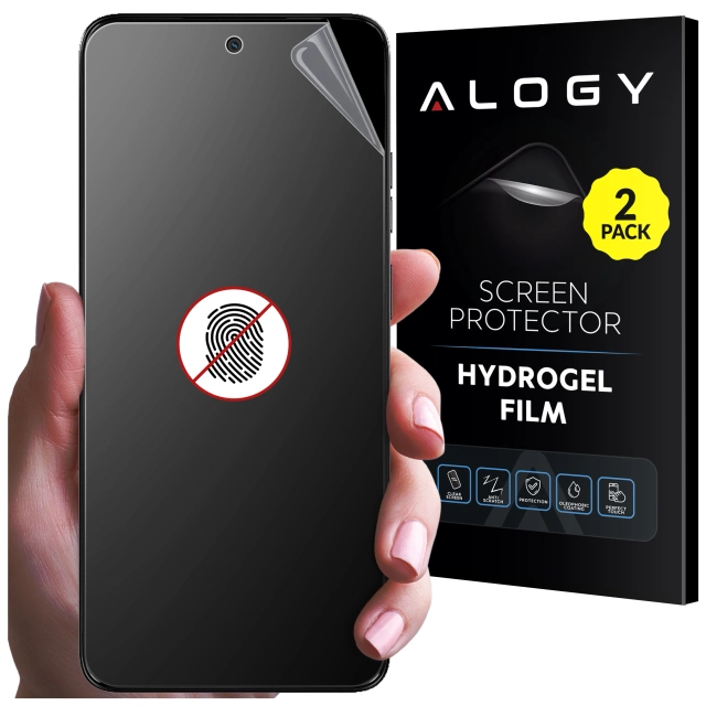 2x Folia "MATOWA" do Motorola Moto G15 / G15 Power / G05 / E15 Hydrożelowa Alogy HydroSkin Matte Pro™ na ekran do etui "BEZ ODCISKU PALCÓW"