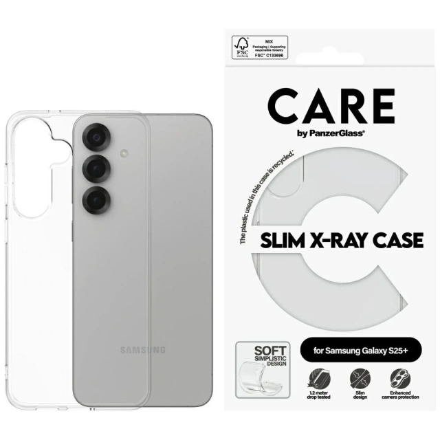 Pouzdro CARE pro Samsung Galaxy S25 od PanzerGlass Fashion X-Ray Transparent