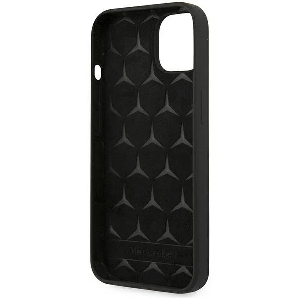 Etui Mercedes MEHCP13SSILBK na iPhone 13 mini 5,4" pevné puzdro Silicone Line