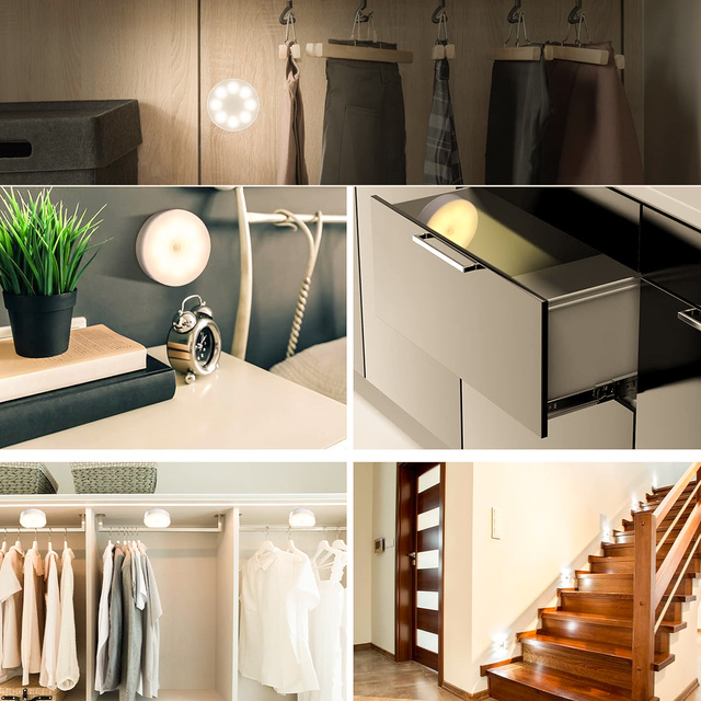 Lamp LED motion sensor dusk night lamp Alogy Sensor Light Wireless furniture lighting Warm light 3000k