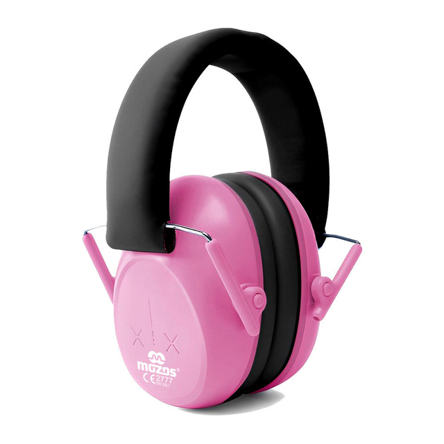 "Protective anti-noise earmuffs for children, 3 headphones, noise-dampening, for the plane, pink protectors"