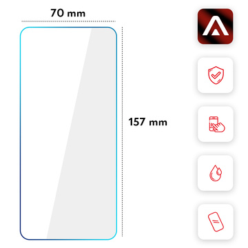 Displayschutz aus gehärtetem Glas 9H Alogy für Motorola Moto G 5G