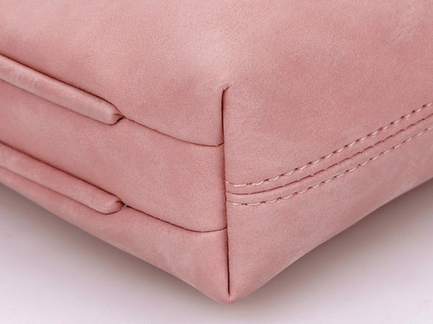 Шкіряна сумка для ноутбука J.QMEI sleeve 15" for MacBook Air / Pro Pink