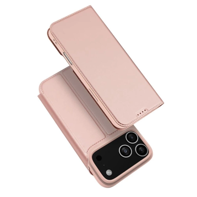 Etui Kabura do iPhone 17 Pro Dux Ducis Skin Pro Różowy