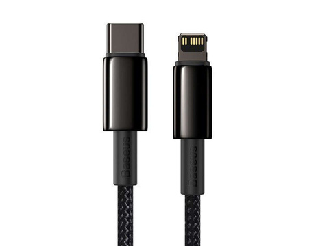 Kabel 1m Baseus kabel USB-C Type C na Lightning PD 20W Black