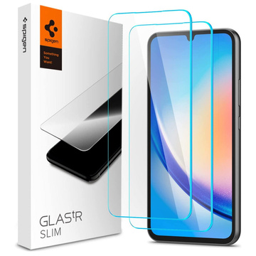 Spigen Glas.TR slim 2-pack tempered glass for Samsung Galaxy M34 5G Clear