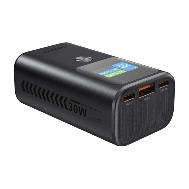 Powerbanka Chootech B701 10000mAh PD30W, sivá – 2xUSB-C, 1xUSB-A