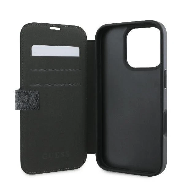 Guess GUBKP16X4GMGGR iPhone 16 Pro Max 6,9" czarny/black book 4G Metal Logo