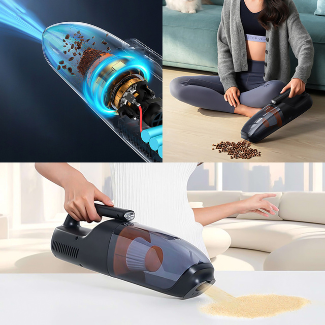 Baseus Ap02 6000Pa cordless handheld vacuum cleaner (black)