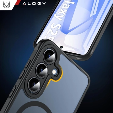 Чохол для Samsung Galaxy S25 Alogy Matte HybridMag™️ MagSafe Matte Black