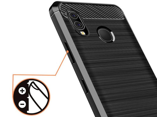 Alogy Rugged Armor case for Samsung Galaxy A30/A20/M10S black