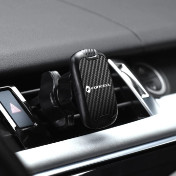 Автомобільний магнітний тримач Forcell Carbon для вентиляційного отвору