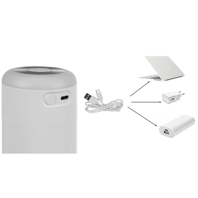 Air humidifier aroma diffuser LED Aromatherapy USB White