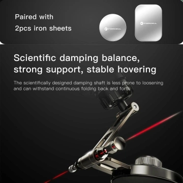 Магнітний автомобільний тримач Forcell Metal 3-в-1 IronSecure