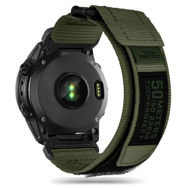 Нейлоновий ремінь для Garmin Fenix 3 / 5x / 3hr / 5x plus / 6x / 6x pro / 7x Military Green