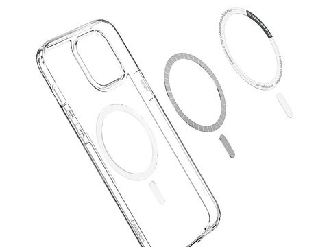 Etui Spigen Ultra Hybrid Mag do MagSafe Apple iPhone 12/12 Pro Crystal Clear