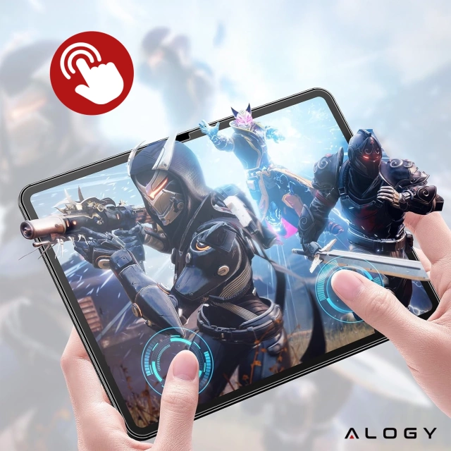 Матове загартоване скло для Apple iPad 10.9 2022/2025 10/11 GEN Alogy Matte Paper-like Screen Protector з комплектом кріплення