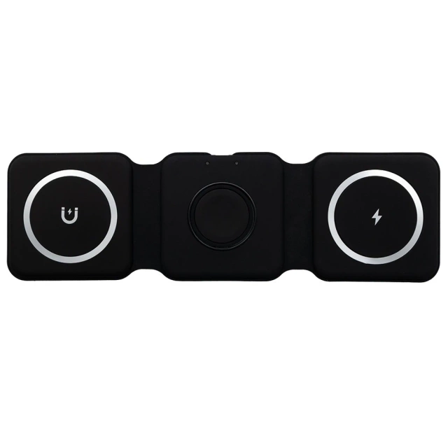 Ecobox MagSafe 15W Black 3in1 Wireless Charger