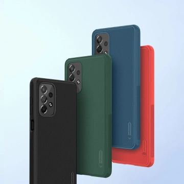 Odolný kryt Nillkin Super Frosted Shield Pro pre Samsung Galaxy A73 modrý
