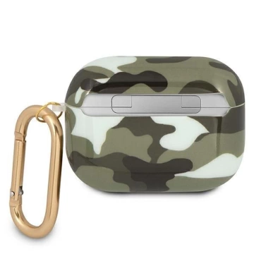 Guess GUAPUCAMA AirPods Pro kryt zelený / khaki Camo Collection