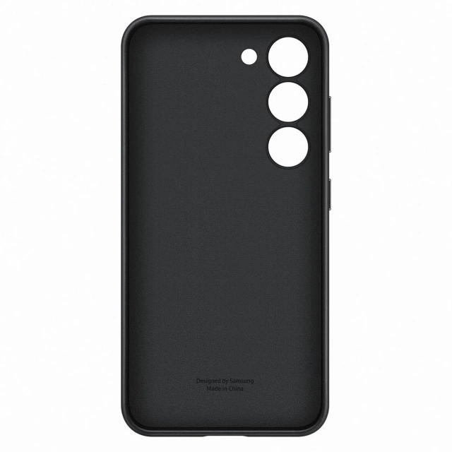 Samsung Leather Cover for Samsung Galaxy S23 Genuine Leather Case Black (EF-VS911LBEGWW)