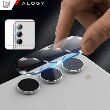 Tvrzené sklo pro Samsung Galaxy S23 FE 2x ochranná fólie na displej 1x čočka objektivu fotoaparátu Pro 9H Alogy Glass Set