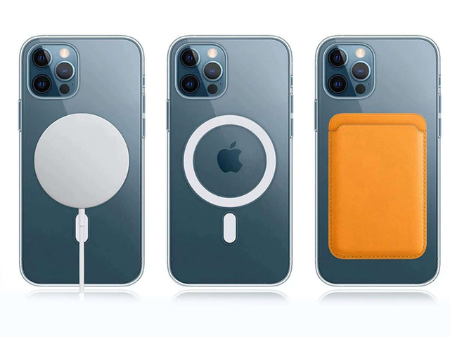 Ultra Slim Alogy Armor Case for Qi Chargers for iPhone 12/ Pro Transparent Qi Charger