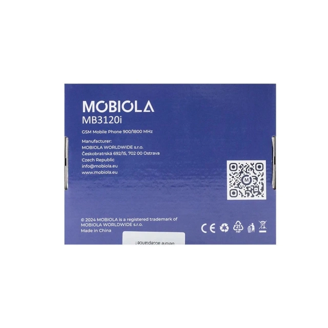 GSM telefón Mobiola MB3120i červený 2G s tlačidlom SOS pre seniorov