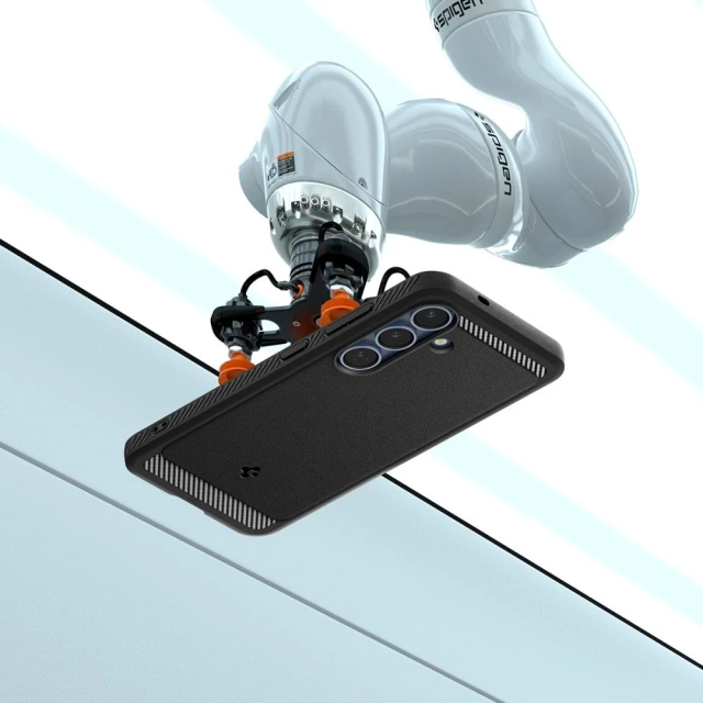 Kryt Spigen Rugged Armor MagSafe pre Samsung Galaxy S25, matný čierny