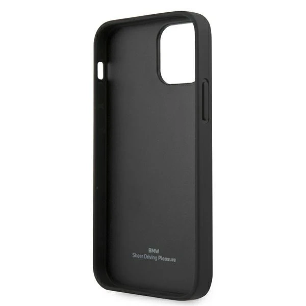 Чохол для телефону BMW BMHCP12SRCDPK для Apple iPhone 12 Mini 5.4" black/black hardcase Leather Deboss