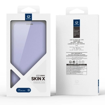 Puzdro MagSafe pre iPhone 16 Pro Max Dux Ducis Skin X Pro fialové