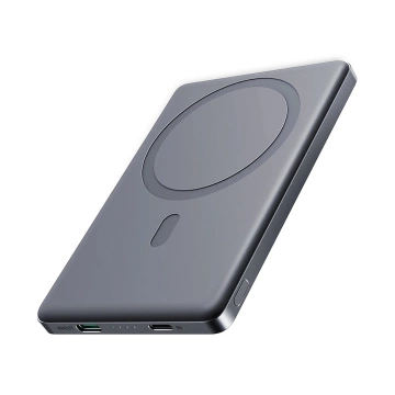 Повербанк Joyroom 5000mAh 20W з індуктивною зарядкою - сірий