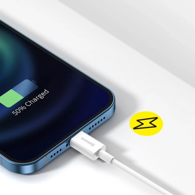 Кабель Baseus Superior USB - Lightning 2,4A 2 м Niebieski (CALYS-C03)