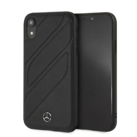 Ochranné pouzdro Mercedes MEHCI61THLBK pro Apple iPhone Xr 6,1" černo/černé pevné pouzdro New Organic I