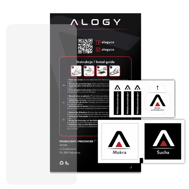9H Tempered Glass Alogy Screen Protector for Motorola Moto G200 5G