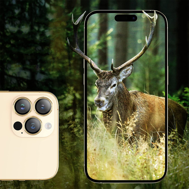 3mk Lens Protection Pro Phone Lens Protector для Apple iPhone 14 Pro / 14 Pro Max Gold